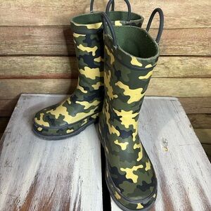 Western Chief Rain Boots Camouflage Boys Size 10